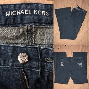 Michael Kors Back Pocket Bling Jeans size 12
